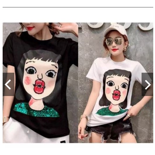 FIFI FASHION TSHIRT CEWE MONYONKS TUMBLER TEE