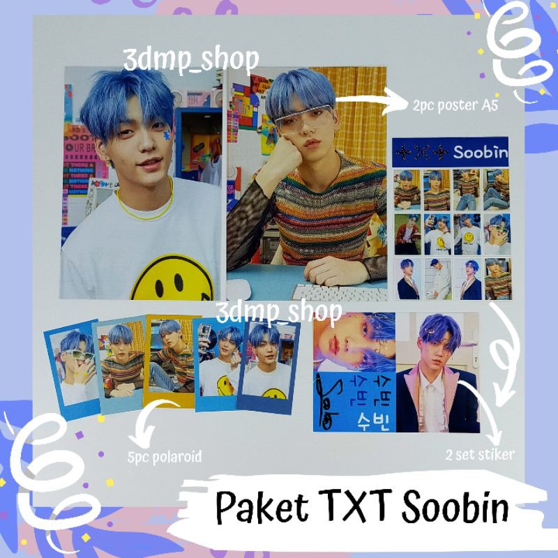 Paket Fankit Fangirl TXT Minisode Eternity Soobin, Beomgyu, Yeonjun, Taehyun Kpop