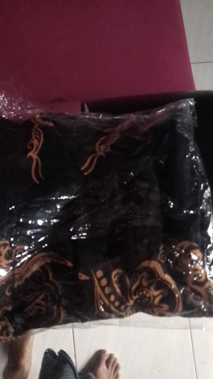 Baju Batik Ukiran Kuning.kemeja Asli Fashion