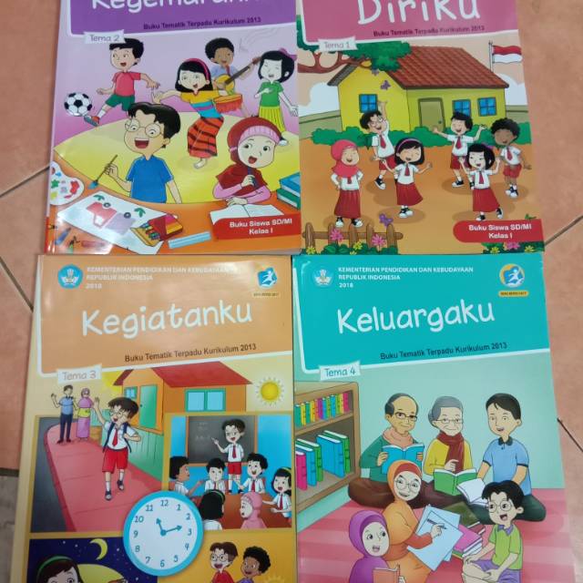 

Buku Tematik SD kelas 1 Semester 1 Tema 1,2,34