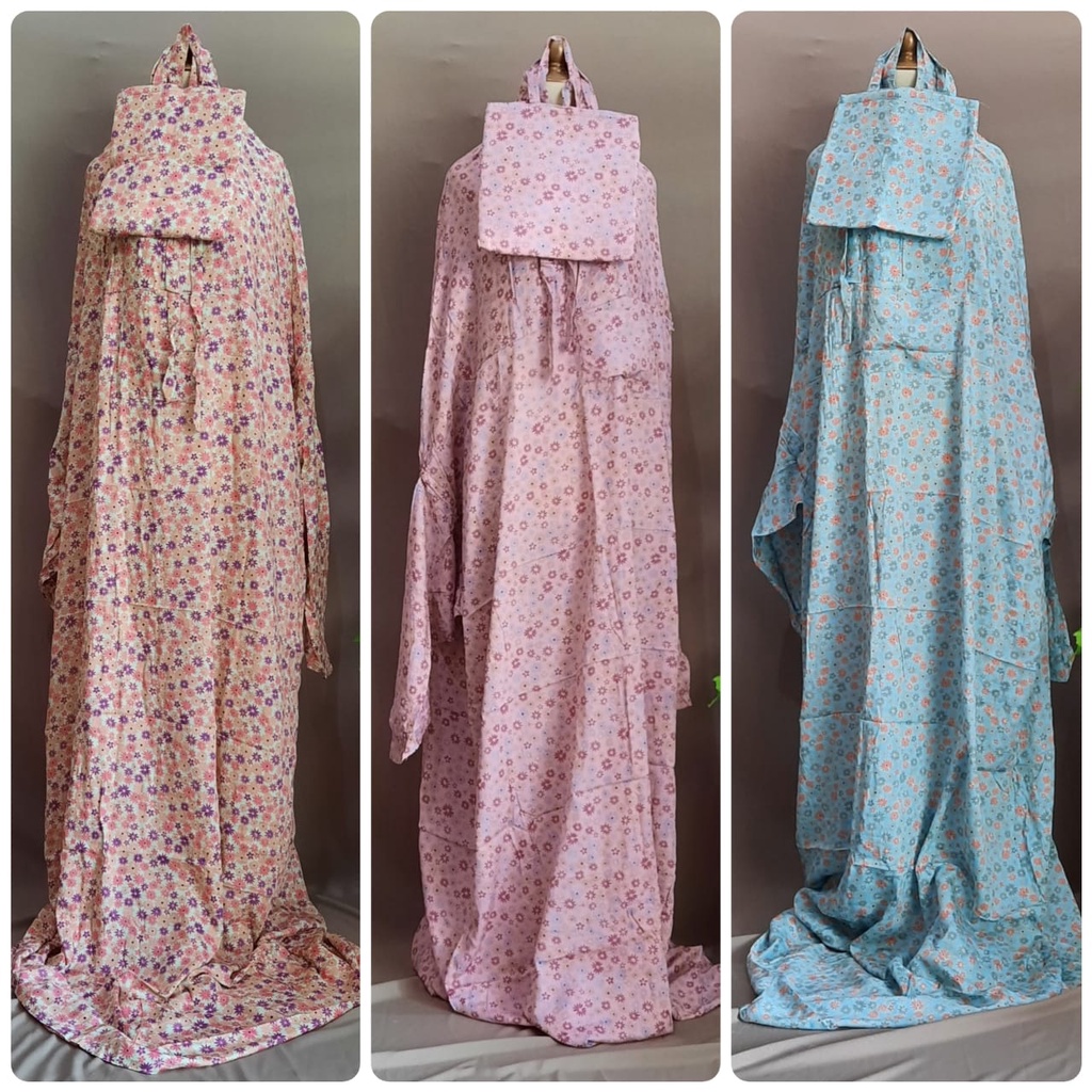 Mukena rayon Terusan Nadia - super jumbo