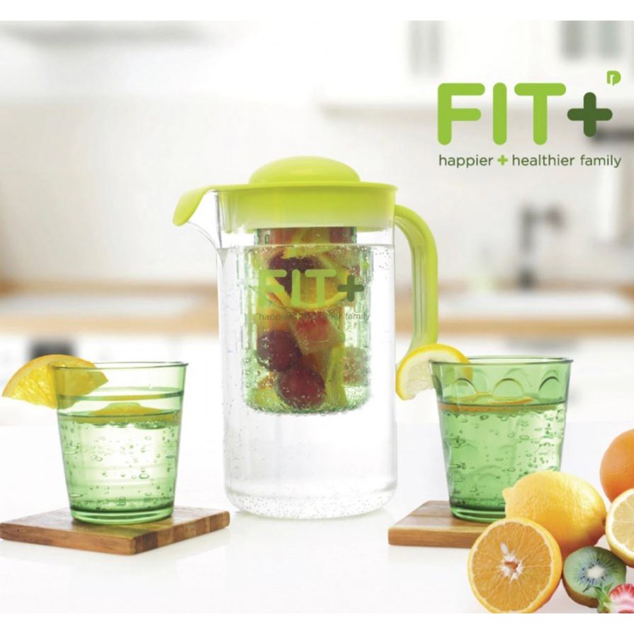 Teko set gelas Infuser Jug/Teko Infused Water Set fit+/Pitcher Set
