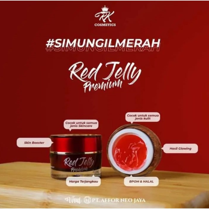 RED JELLY RK SKIN BOOSTER / PERAWATAN WAJAH / RED JELLY RK GLOW BPOM ORI