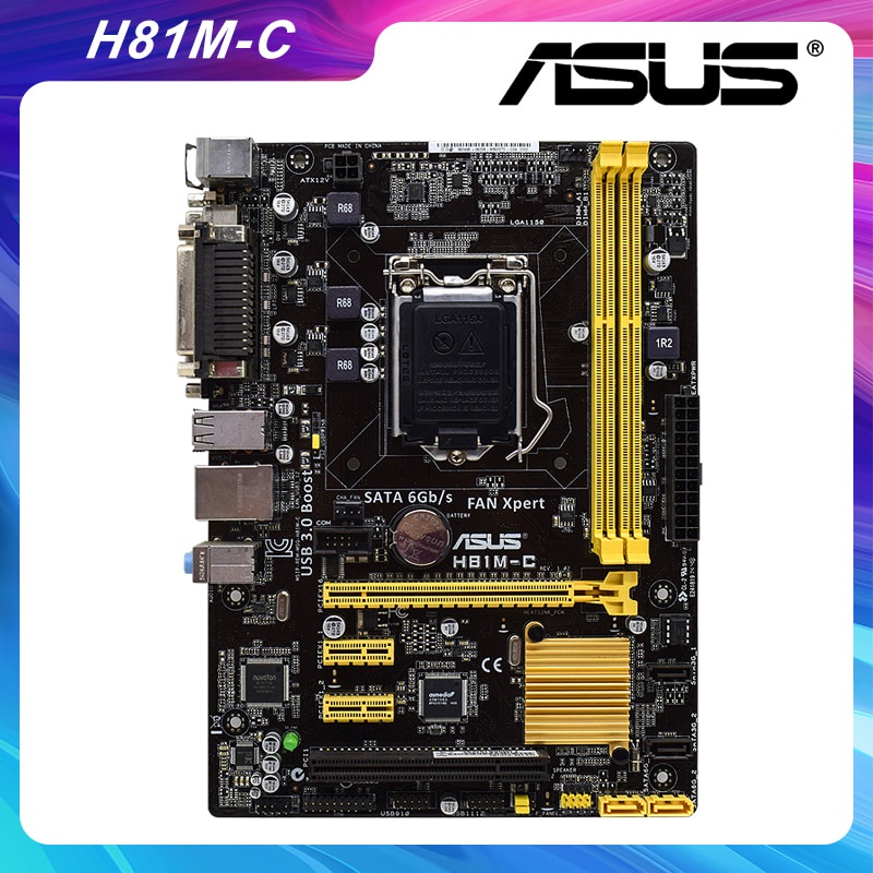 Jual PREORDER ASUS H81MC Motherboard 1150 Motherboard DDR3 16GB Intel