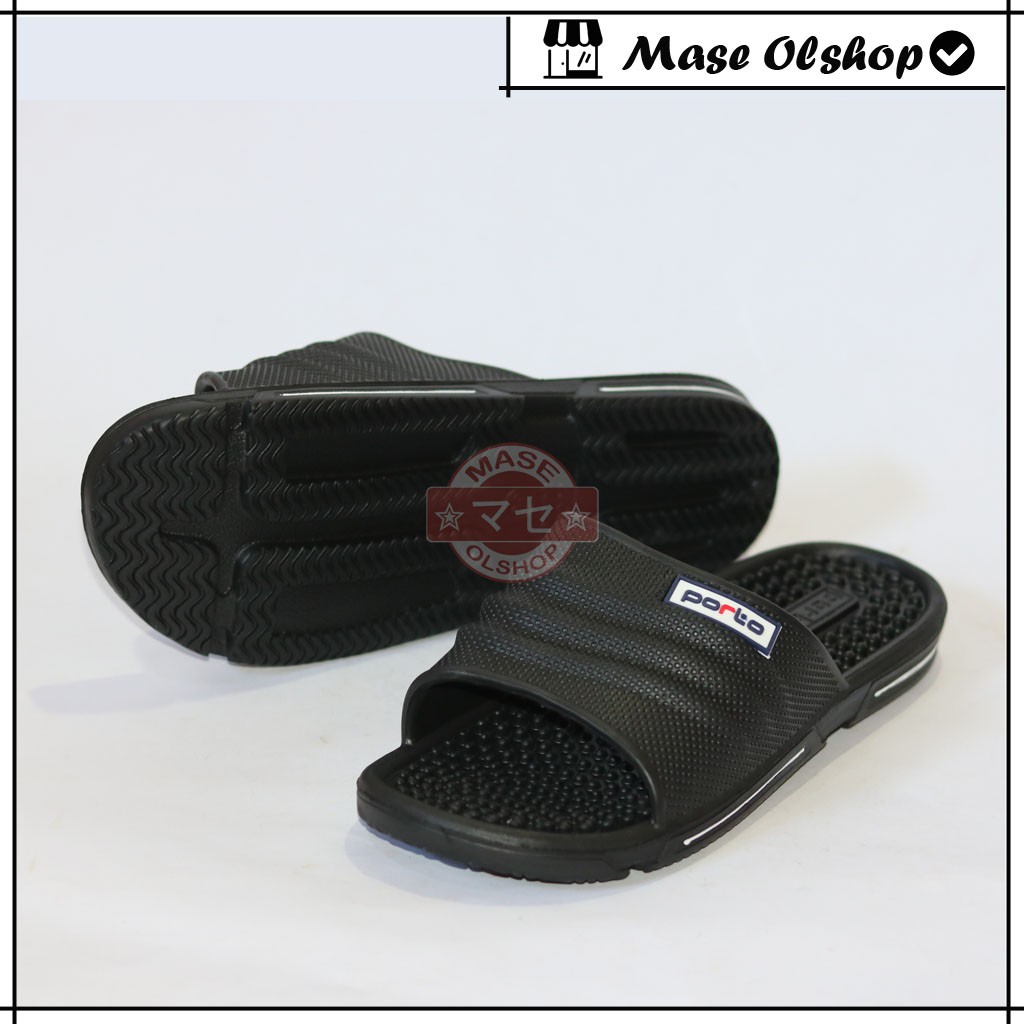 Sandal Slop Pria Sandal Karet Porto 1039M