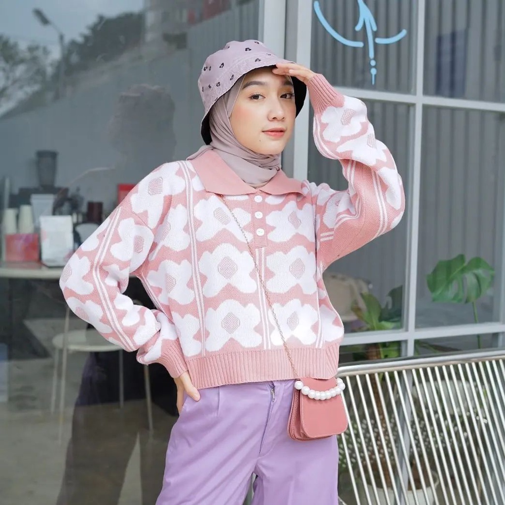 Amelya Daisy Blouse - Atasan Blouse Wanita Terbaru PREMIUM