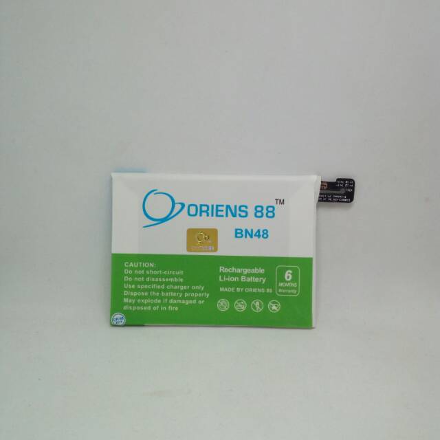 Baterai Batre Battery Double Power Xiaomi Redmi Note 6 Pro BN48 OR88/ Oriens88