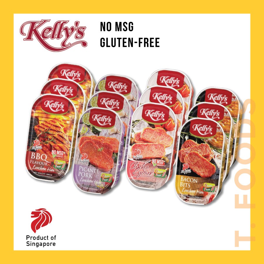 Jual Kelly's Luncheon Ham Bacon Bits / Picante / Chicken Lyoner /BBQ
