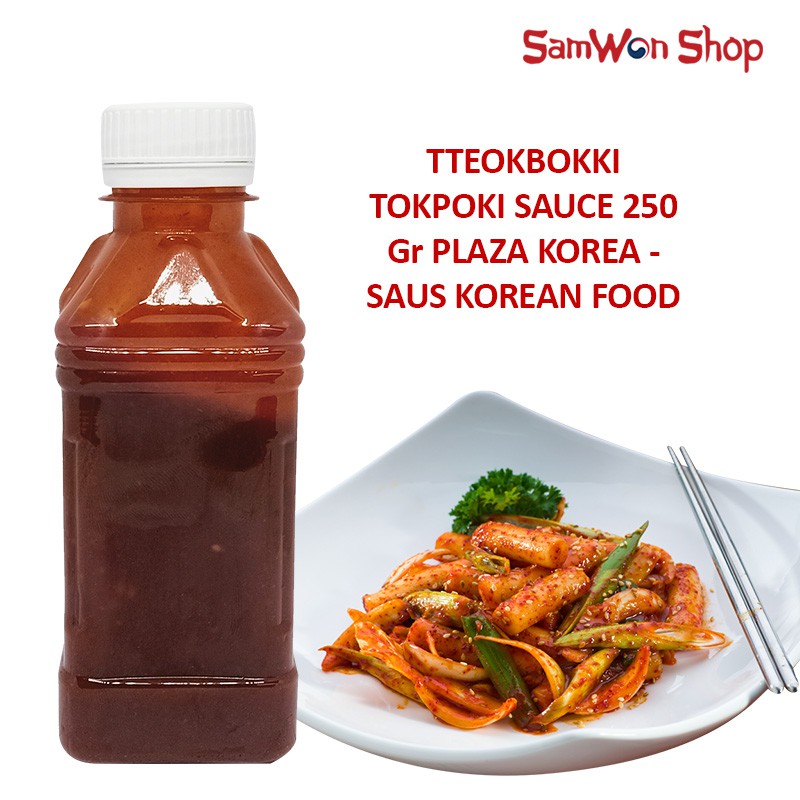

TTEOKBOKKI SAUCE PLAZA KOREA FRESHLY MADE 250 GR - SAUS TOPOKKI SAOS TOKPOKI KOREAN RICE CAKE