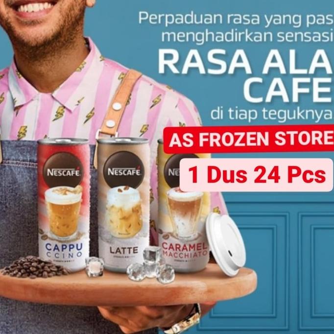 

Nescafe Kaleng 220ml Caramel Macchiato / Latte / Cappucino / Can 220ml