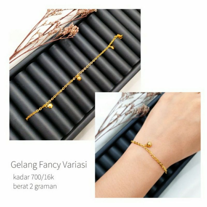 Gelang Emas Asli model Batang