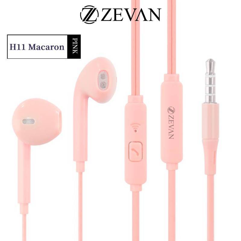 ZEVAN Headset Macaron H11 Wired Earphone Untuk Android
