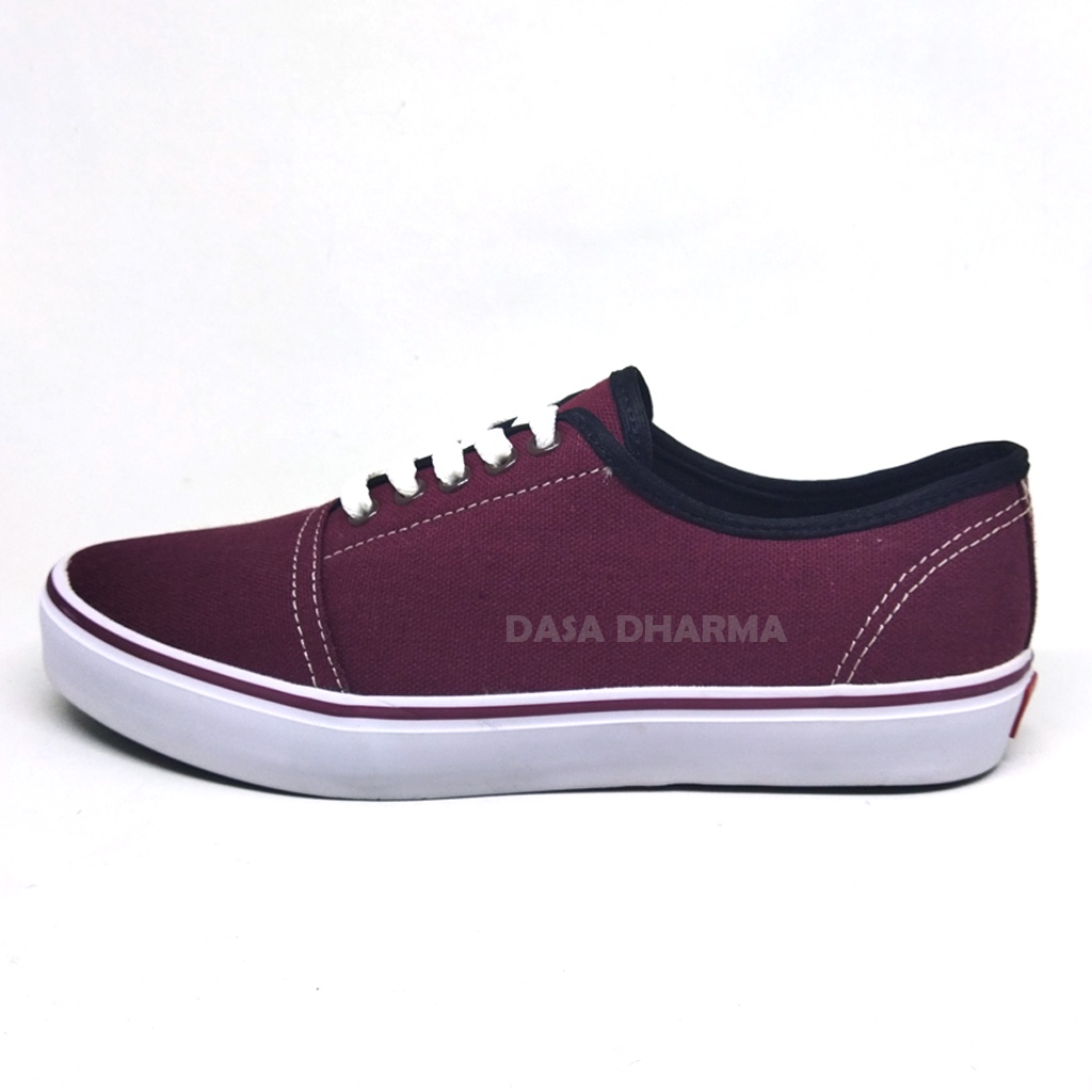 Sepatu Ardiles Sneakers Casual Nongkrong Santai Pria Dewasa Original 100% Merah Maroon