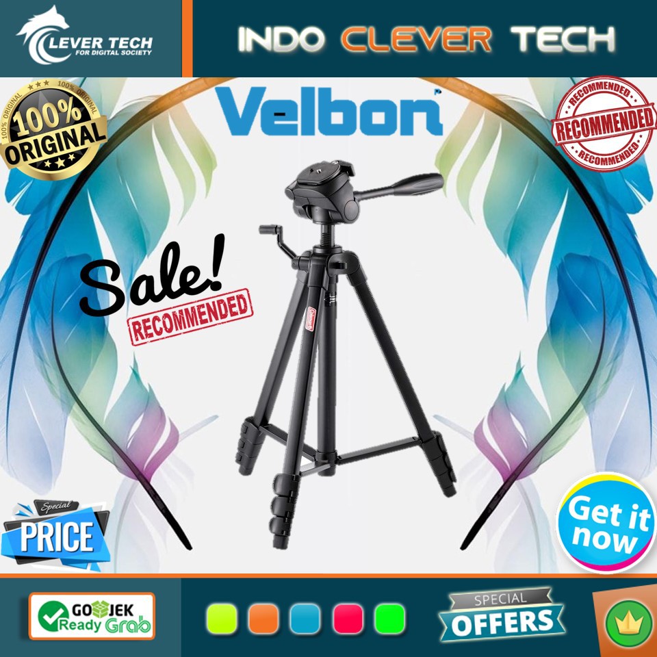 Velbon CV-5 Tripod 4-Stage Aluminium Tripod