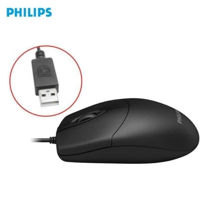 Philips M234 Optical Wired Mouse Kabel USB