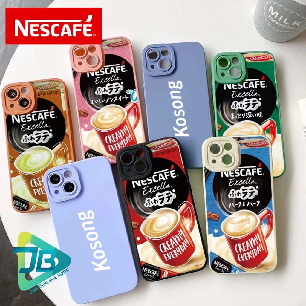 SOFTCASE CASE SILIKON PROCAMERA KOPI NESCAFE OPPO VIVO SAMSUNG REALME XIAOMI IPHONE INFINIX ALL TYPE JB5655