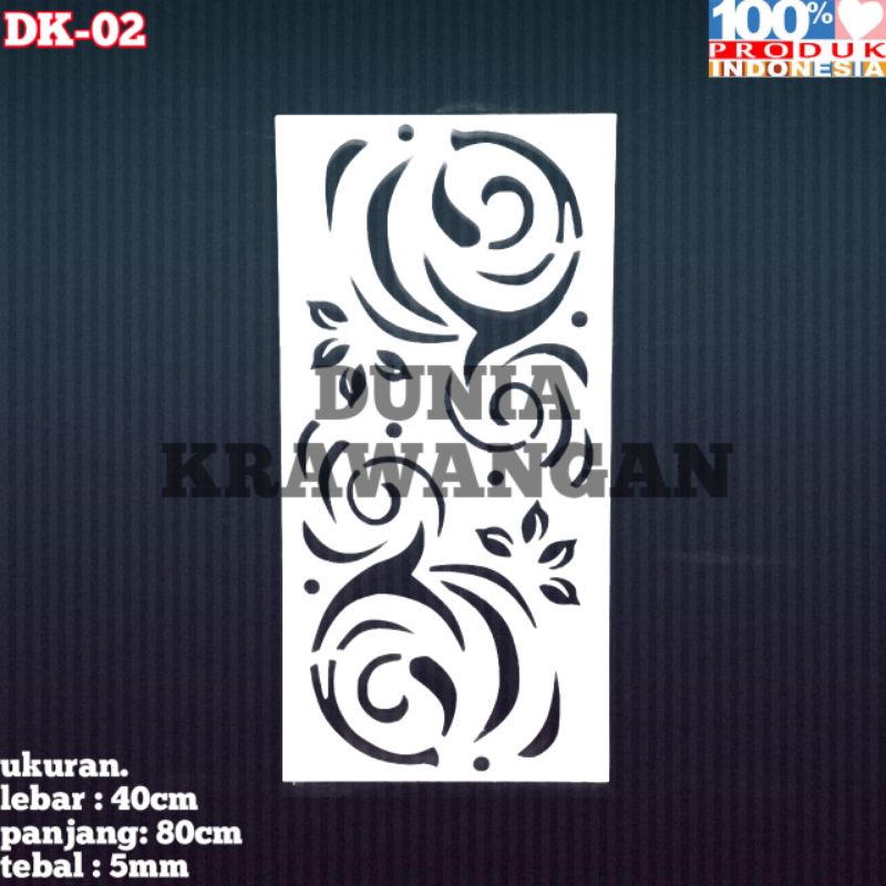 KRAWANGAN PVC BOARD / ORNAMEN PVC FOAM BOARD / DK-02