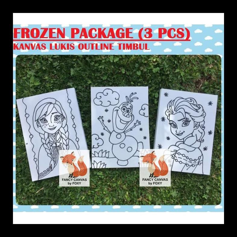 

Banting Harga Kanvas Lukis Anak Gambar Frozen - Paket 3 Biji Peralatan Melukis Al1