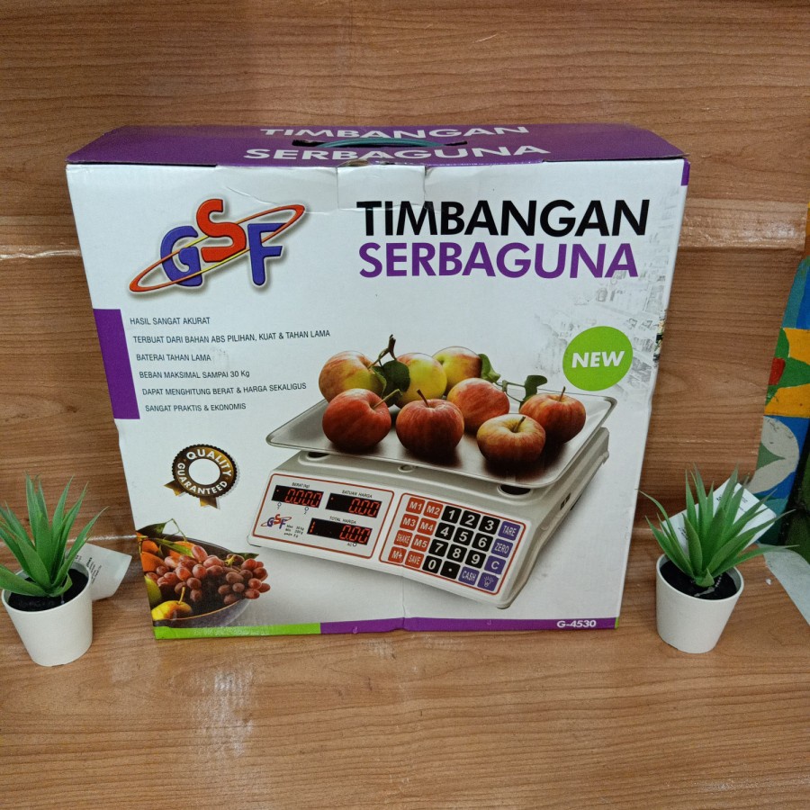 Timbangan Listrik Serbaguna Max 30kg merk &quot;GSF&quot; G-4530