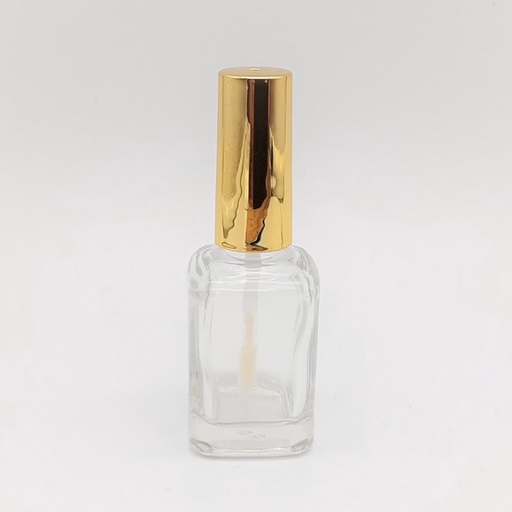 BOTOL KUTEK HENNA 15ML 9L KOTAK CAT KUKU LIPTINT LIPGLOSS TUTUP GOLD