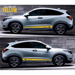 Stiker Mobil Variasi Striping Keren 053 Honda Hrv Rezel Mugen