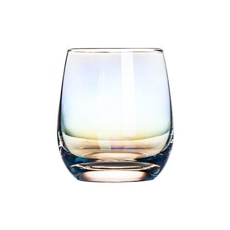 Gelas Cangkir Glass Crystal Wine Rainbow Goblet - XR1028 - Multi Color