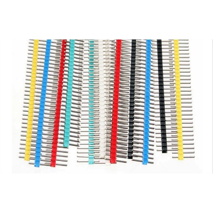 Pin Header Male 2.54mm 1X40 40 Pin Single Row Strip Warna Connector