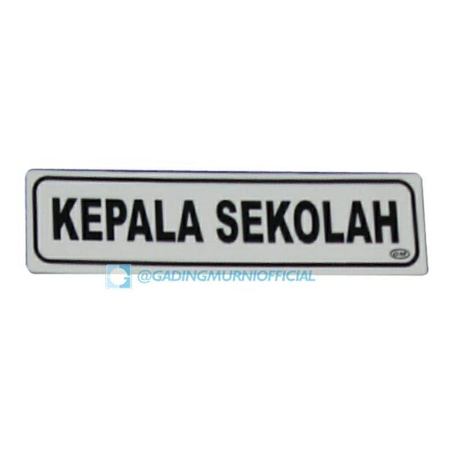

Label Kecil Kepala Sekolah GM