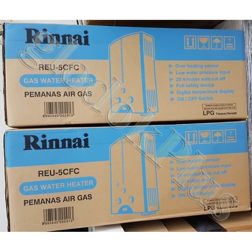 Rinnai REU-5CFC water heater gas REU5CFC RINAI 5 CFC pemanas air