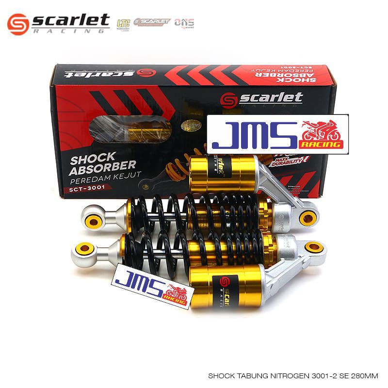 shock breaker scarlet tabung atas ukuran 320/340 rxk tiger blade supra revo mega pro smash shogun 125