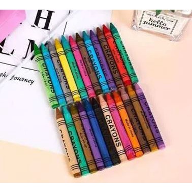 [DEASHOP] CRAYON KRAYON ISI 24 WARNA / PENSIL MEWARNAI 24 COLOR / CRAYON 24 COLOR / PENSIL WARNA NON TOXIC