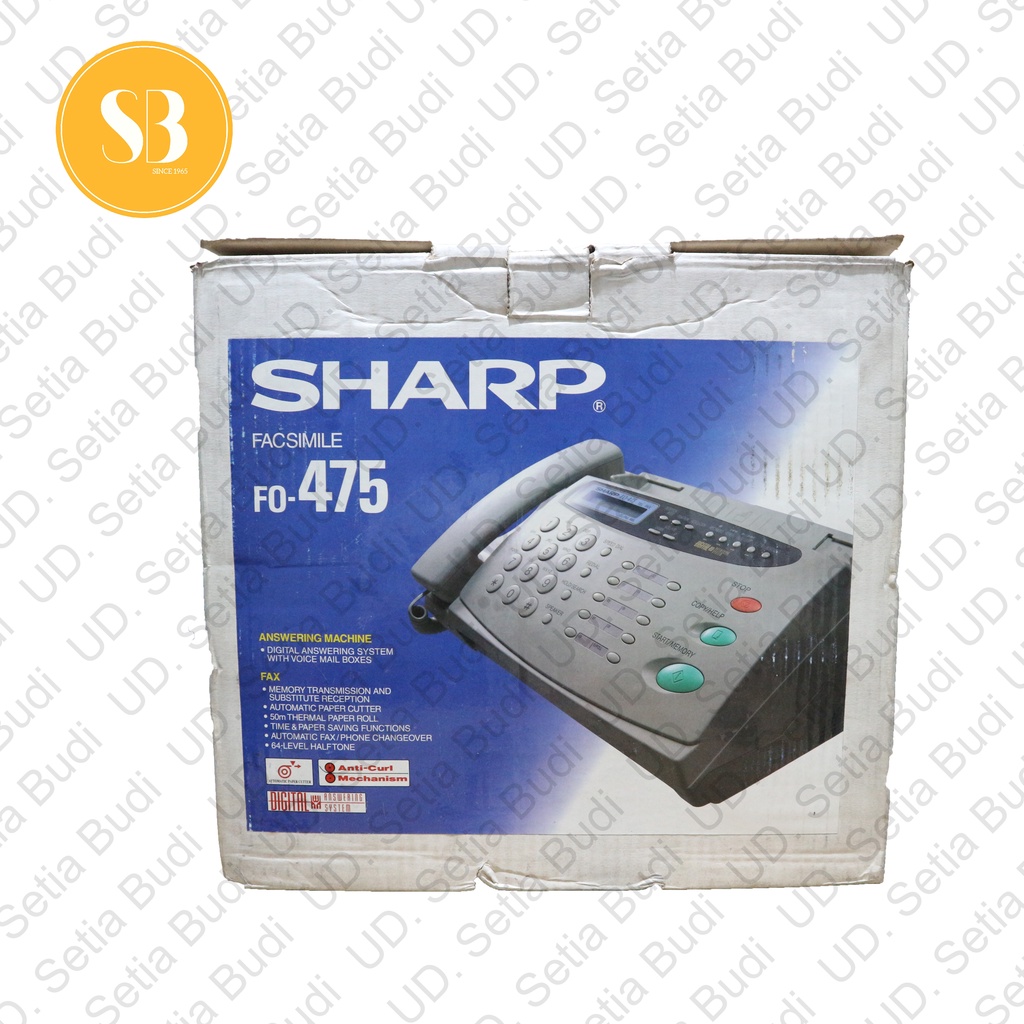 Mesin Fax Kertas Thermal Sharp FO-475