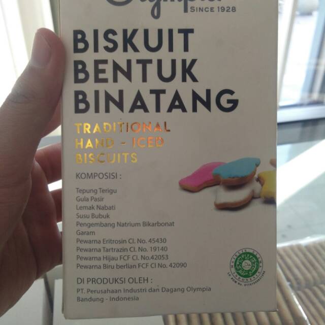 

Biscuit bentuk binatang, 350gr picnic iced olympia