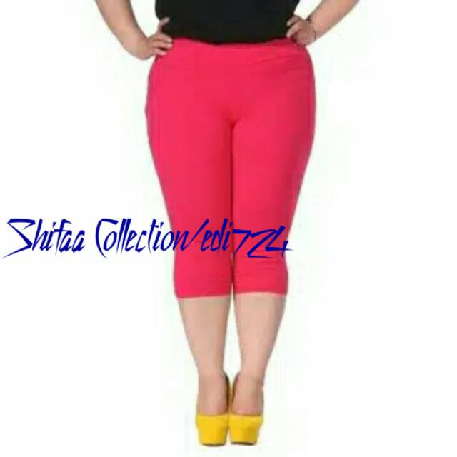 Legging / Celana Pendek / Legging Murah /Celana Legging Pendek 7/8 - (Jumbo Dewasa)