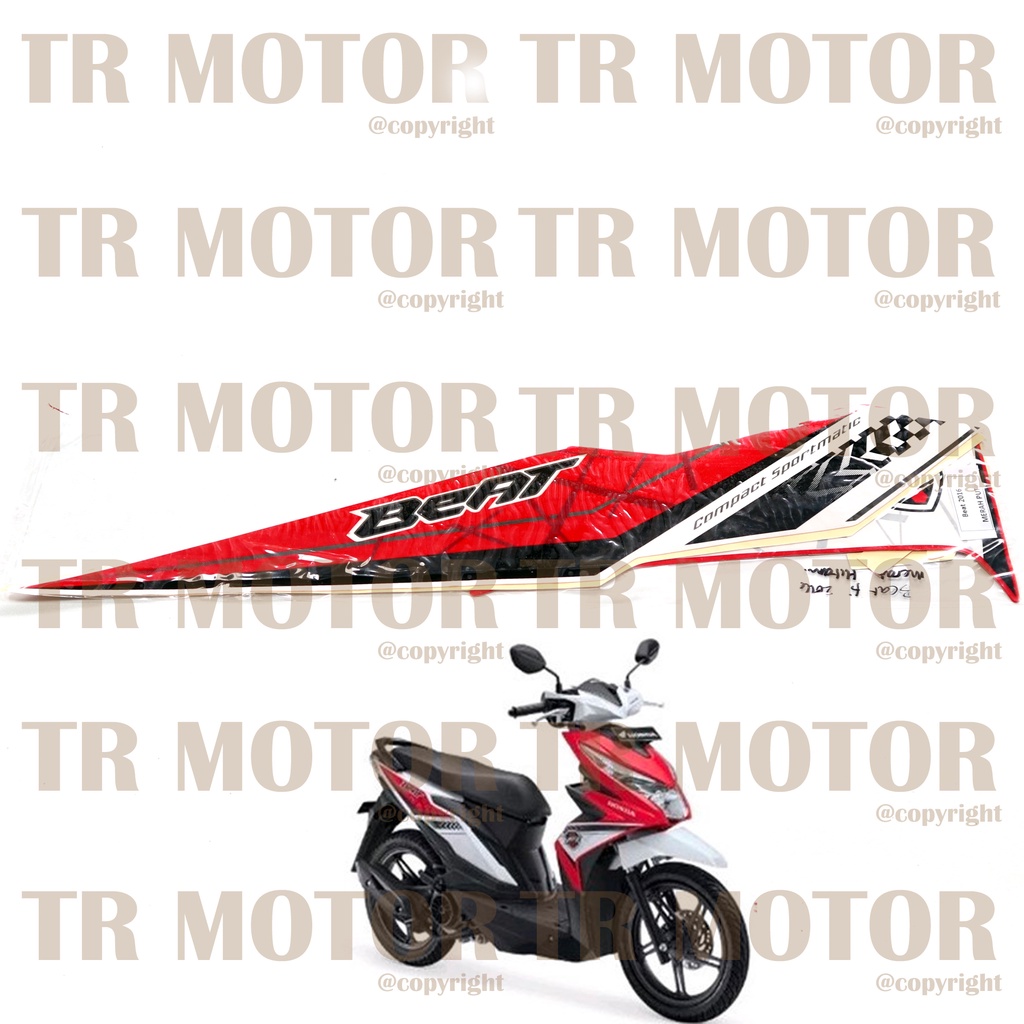 Stiker Motor Beat 2016 Sticker Striping Full Body Motor