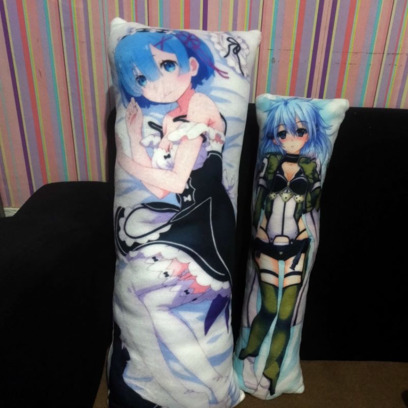  custom bantal boneka  dakimakura mini anime zerotwo rem 