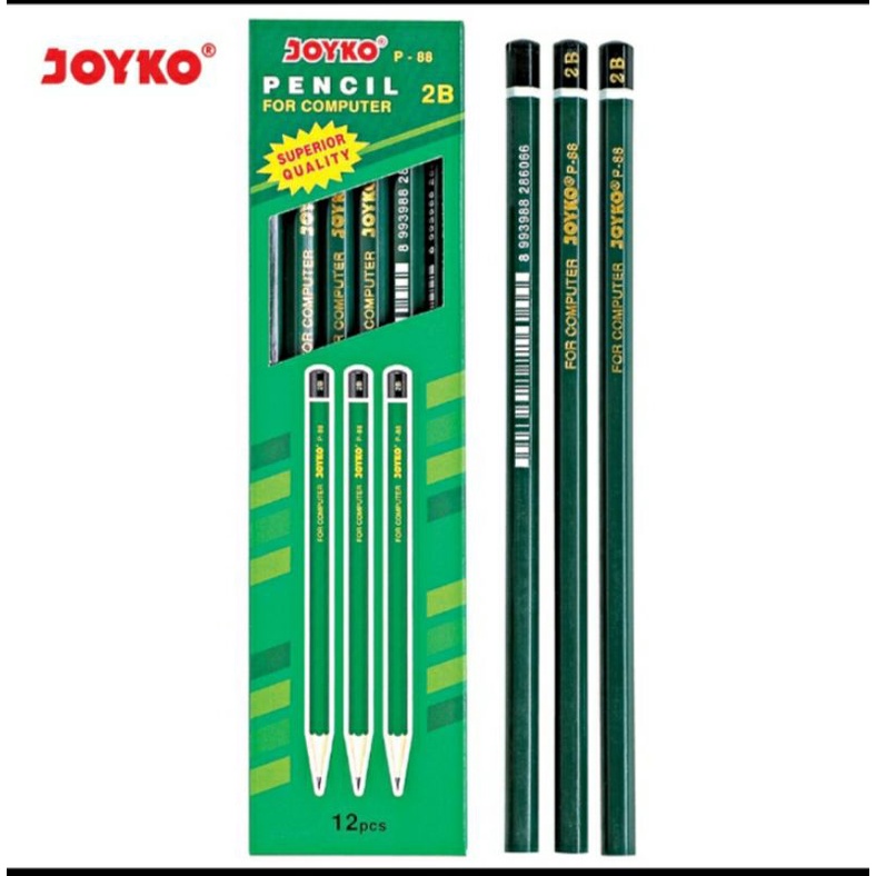 

Pencil Pensil Joyko P-88 2B 1 BOX 12 PCS