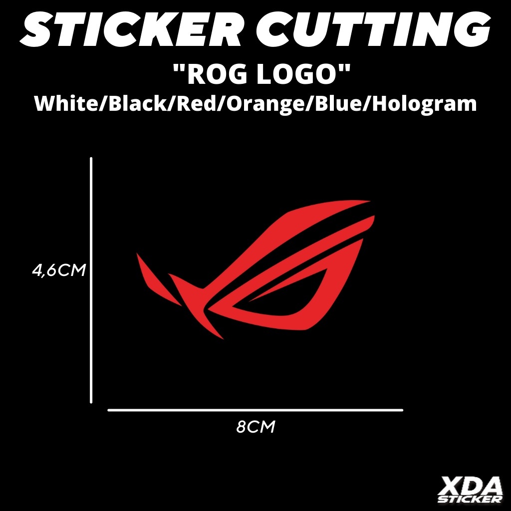 

STIKER/STICKER CUTTING ROG LOGO