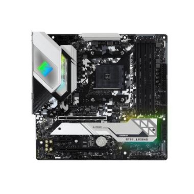 Motherboard Asrock b550m Steel legend amd b550 Am4 ddr4 sata 3.0 m2 pcie 4.0 usb3.2 type-c 2.5Gbps lan hdmi dp