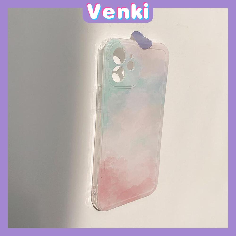 Casing Silikon iPhone 13 Pro Max 12 Pro Max 11 7 Plus Shockproof Warna Gradasi