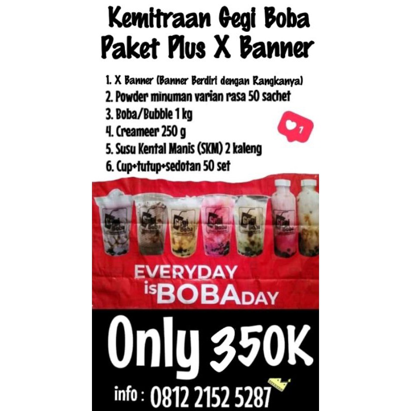

Paket Boba Termurah dengan X Banner