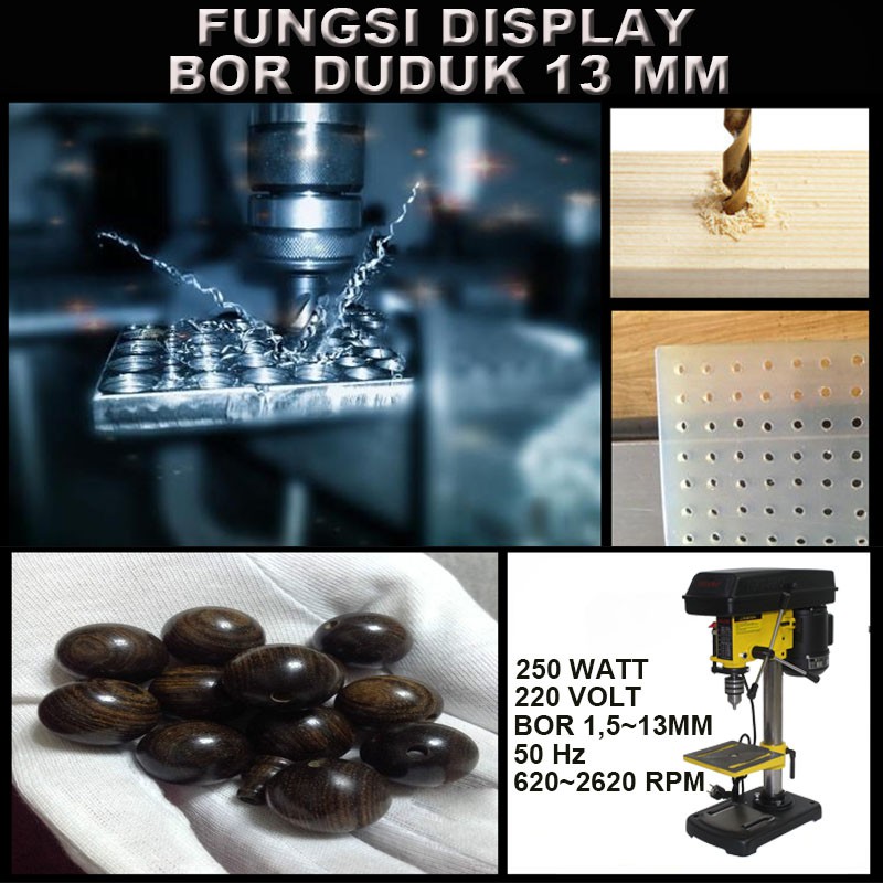 EELIC MBD-N13MM MESIN BOR DUDUK 13MM GOOD QUALITY