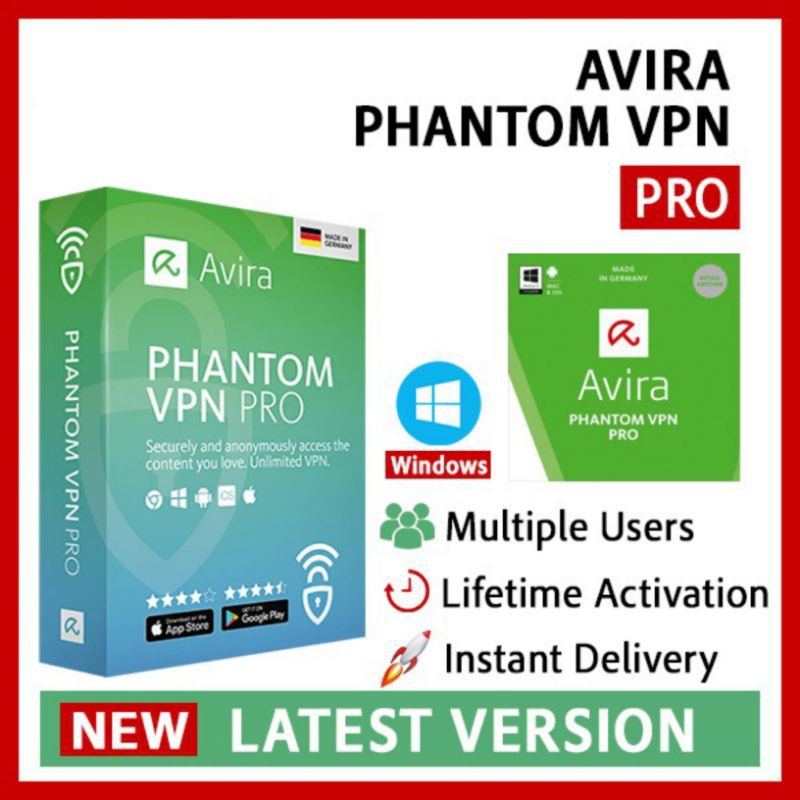 [Langsung Kirim] Avira Phantom VPN Pro Full Version Lifetime Aktif Selamanya
