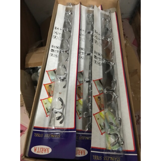 Capstock stainless gantungan handuk 5 titik HIGH QUALITY Capstock stainless gantungan handuk 5 titik HIGH QUALITY