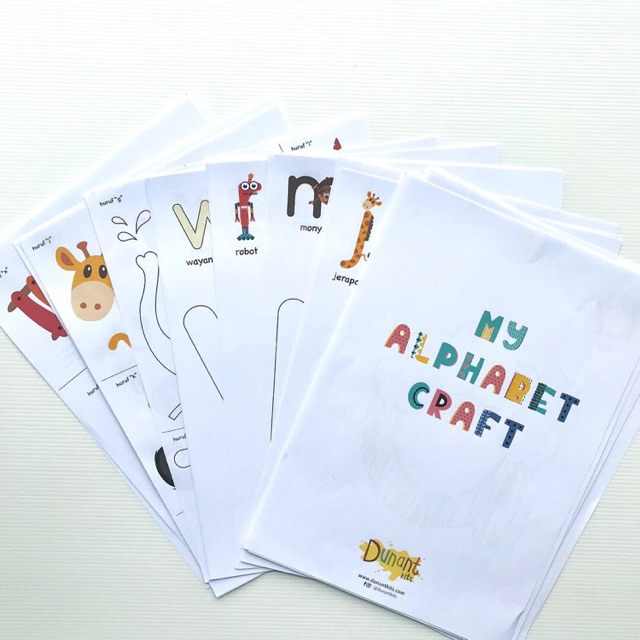 

My Alphabet Craft (worksheet. soft copy only)