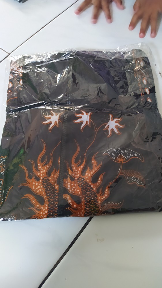 New Arrival Tunik Batik Wanita Motif Nagasakti Zipper Depan M L Xl Xxl Xxxl