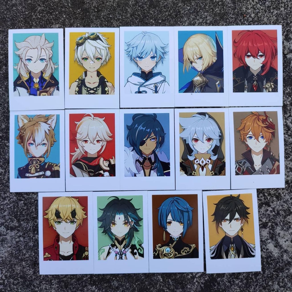 Pola Deco Mini Poster Game Genshin Impact - Paimon Keqing Klee Childe Tartaglia Razor