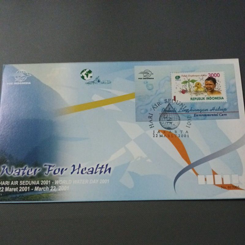 

SHP Perangko Indonesia 2001 seri Hari Air Sedunia