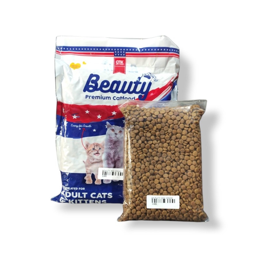 Beauty Premium Cat Food / MAKANAN KUCING PREMIUM BEAUTY 800gr Repack