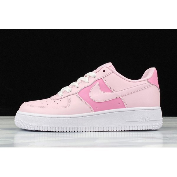 pink & white air forces